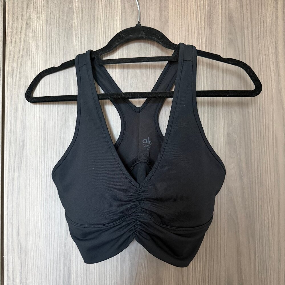 Alo Yoga Wild Thing Bra, Black, size M